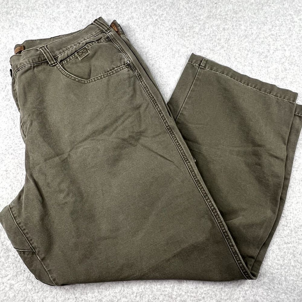 Columbia River Lodge Mens Pants SZ‎ 40 x 30 Khaki Outdoor Hunting Canvas Utility